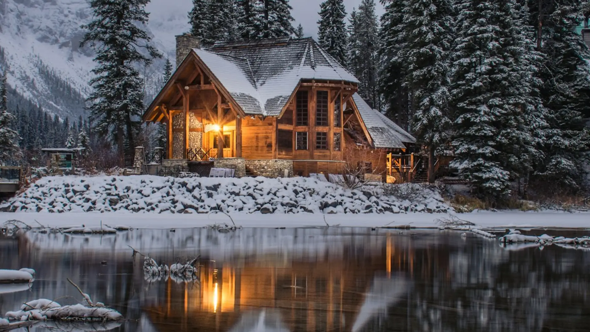 Our cabin on the hill